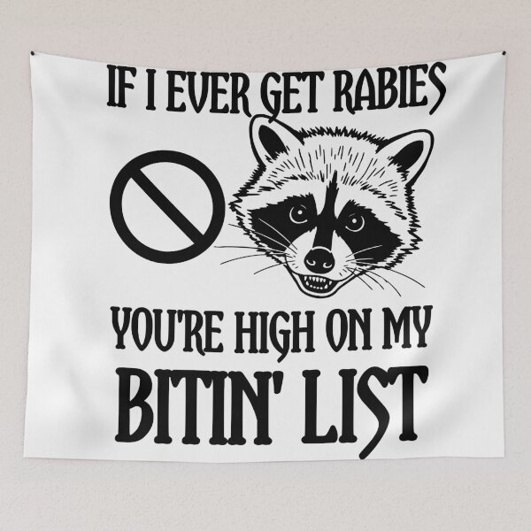 Item preview, raccoon rabies designed and sold by Brexmore3.