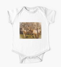 "DREI DER FEINSTEN SETS, UM DEN REDNECK KENTUCKY DERBY ZU LAUFEN", Foto, für Drucke und Produkte Baby Body Kurzarm