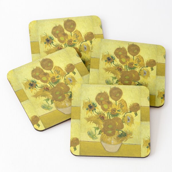 Item preview, Sunflowers by Vincent van Gogh: Post Impressionist Floral Wall Art Print designed and sold by artofuniverse.
