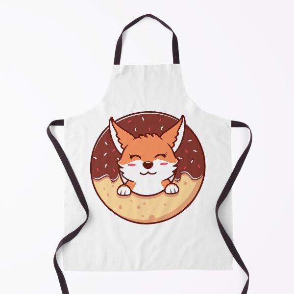 Item preview, Cute Fox Chocolate Glazed Donut Hole designed and sold by ringgokliya.