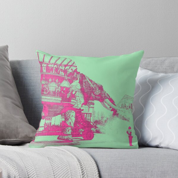 Item preview, Steampunk Elephant in Pink - Mechanical Fantasy on Mint designed and sold by PunksterClub.
