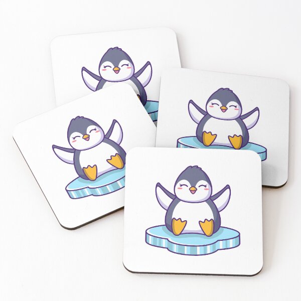 Item preview, Happy Little Penguin on Iceberg designed and sold by ringgokliya.
