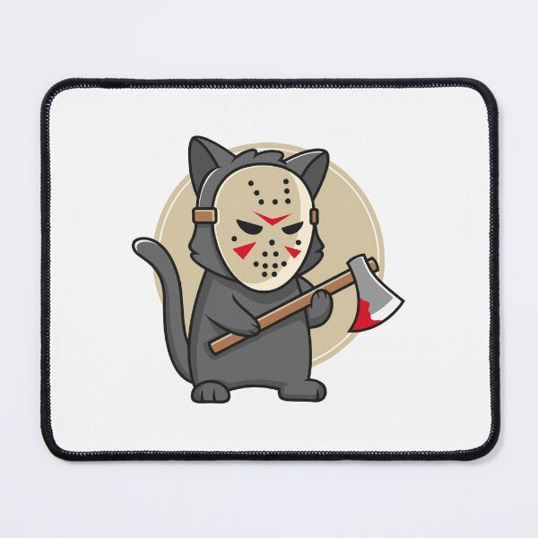 Item preview, Horror Cat Serial Killer with Axe designed and sold by ringgokliya.