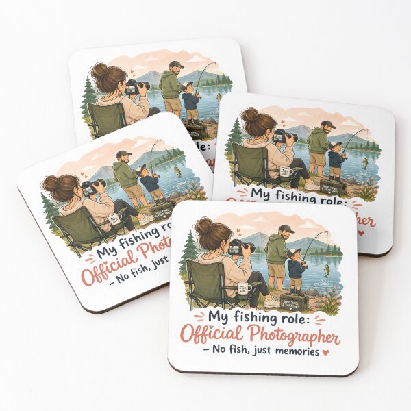 Item preview, Fishing Mom Official Photographer Sticker designed and sold by Podartfulpress.