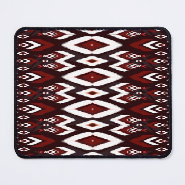 Item preview, THAI FABRIC RED WHITE SEAMLESS PATTERN designed and sold by Mystic Threads Design.