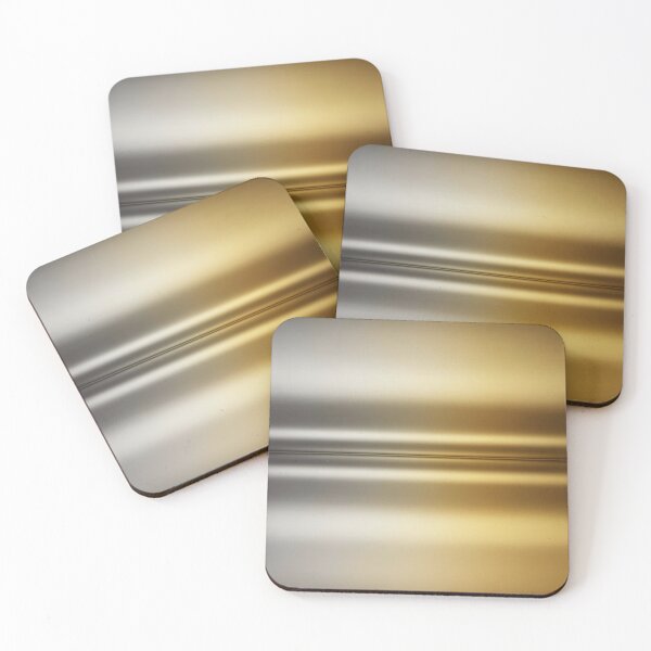 Item preview, Minimalist Silver and Gold Metallic Gradient designed and sold by Midnight Veil Designs.
