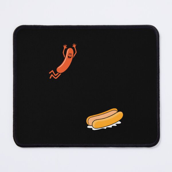 Item preview, Hot Dog Jumping Into Bun Sausage designed and sold by KarimSoCute.