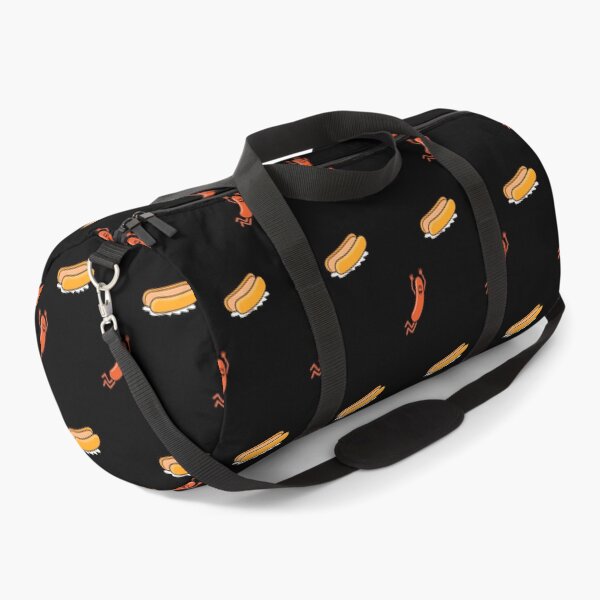Item preview, Hot Dog Jumping Into Bun Sausage designed and sold by KarimSoCute.