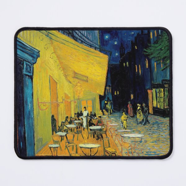 Item preview, Terrace of a Café at Night by Vincent van Gogh: Post Impressionist Poster designed and sold by artofuniverse.