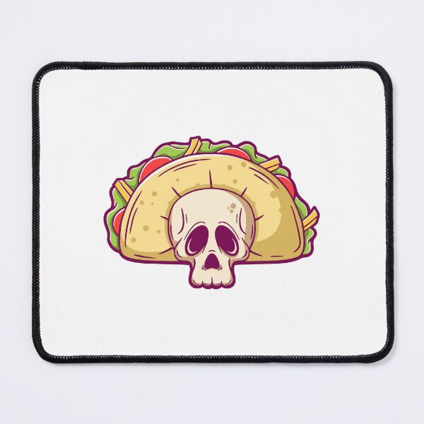 Item preview, Funny Taco Skull Mexican Food Illustration designed and sold by ringgokliya.
