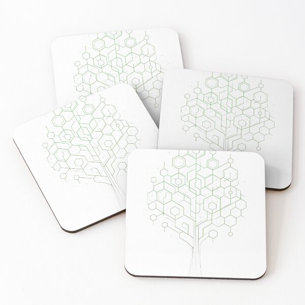 Item preview, Digital Nature Geometry Tree designed and sold by Velvet-motive.