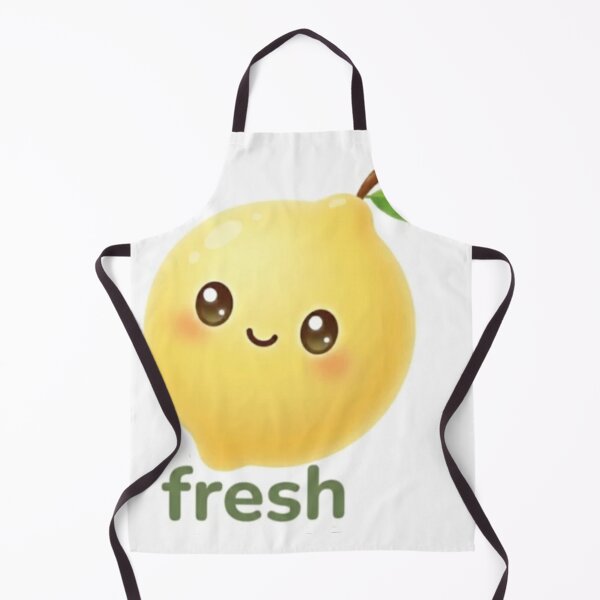 Item preview, Lemon “Fresh :)” Kawaii Sticker – Clean Cute Minimal Aesthetic designed and sold by Dakochaaan.