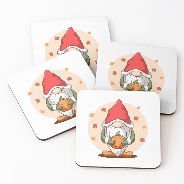 Item preview, Autumn Garden Gnome Holding Pumpkin designed and sold by ringgokliya.