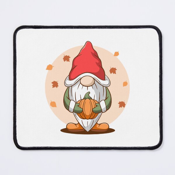 Item preview, Autumn Garden Gnome Holding Pumpkin designed and sold by ringgokliya.
