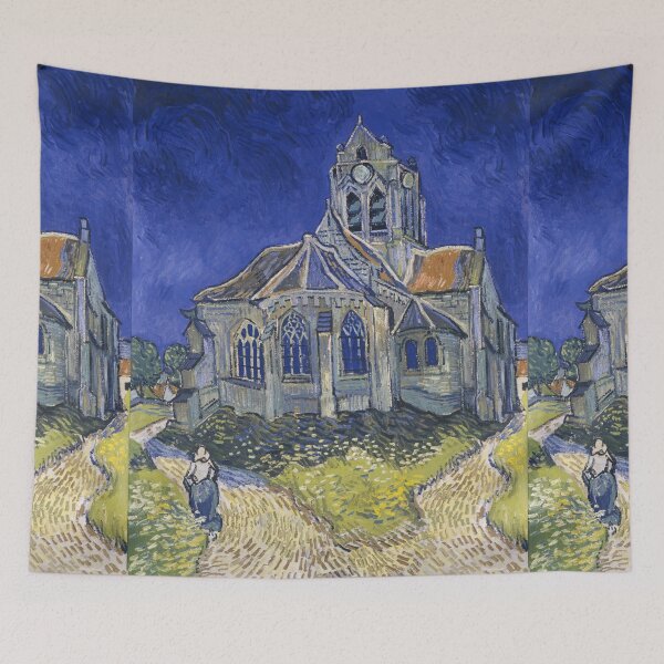 Item preview, The Church in Auvers Sur Oise by Vincent van Gogh: Night Church Poster designed and sold by artofuniverse.