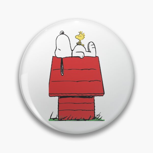 Item preview, Snoopy and Woodstock Sleeping on Red Doghouse designed and sold by ringgokliya.