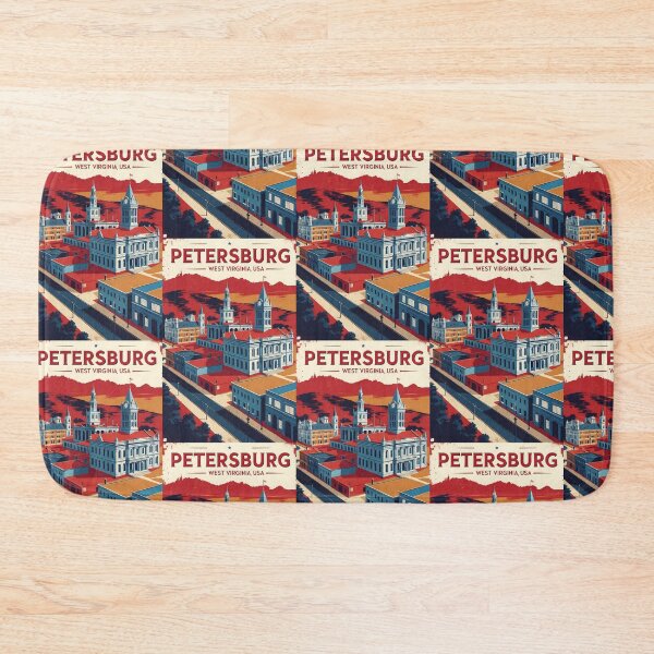 Item preview, Petersburg West Virginia 1950s USA Vintage Travel Tourism designed and sold by TravelersGems.