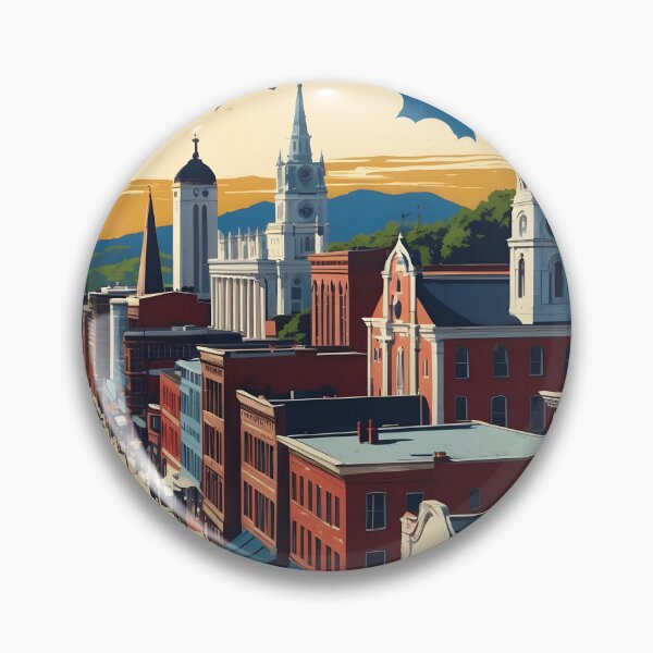 Item preview, Charlestown West Virginia 1950s USA Vintage Travel Tourism designed and sold by TravelersGems.