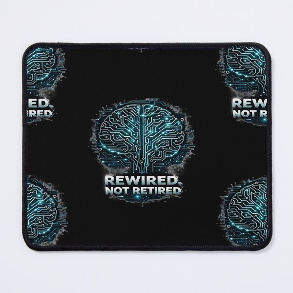 Item preview, Rewired Not Retired Brain Recovery Shirt designed and sold by ComebackCotton.
