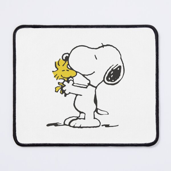 Item preview, Snoopy and Woodstock Standing Hug Cute Art designed and sold by ringgokliya.
