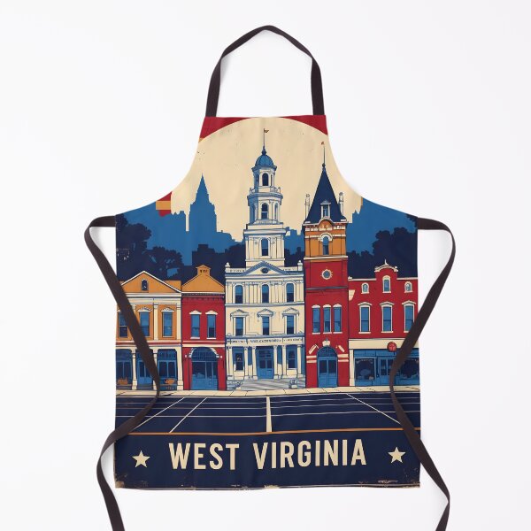 Item preview, Philippi West Virginia 1950s USA Vintage Travel Tourism designed and sold by TravelersGems.