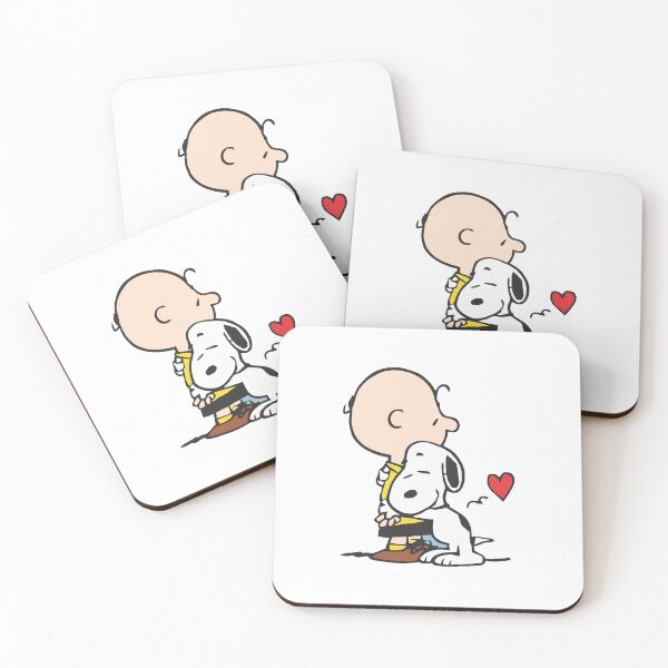 Item preview, Snoopy Hugging Charlie Brown Best Friends Heart designed and sold by ringgokliya.