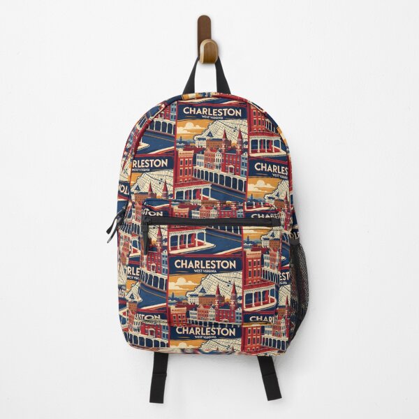 Item preview, Charleston West Virginia 1950s USA Vintage Travel Tourism designed and sold by TravelersGems.