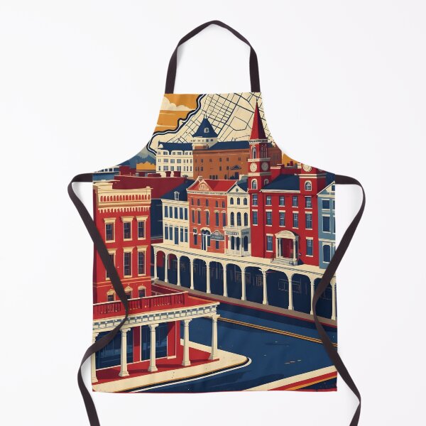 Item preview, Charleston West Virginia 1950s USA Vintage Travel Tourism designed and sold by TravelersGems.