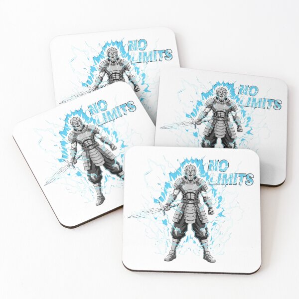 Item preview, No Limits Anime Warrior T-Shirt Electric Power Armor Fighter Streetwear Graphic Tee designed and sold by pradeepvisuals.