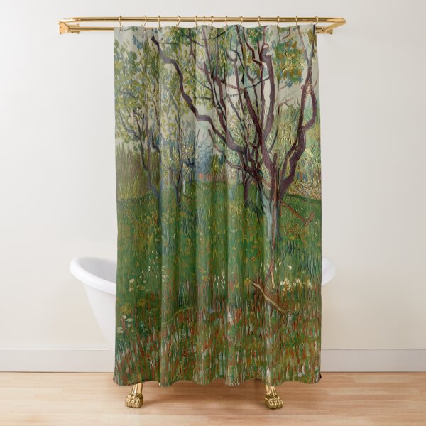 Item preview, The Flowering Orchard by Vincent van Gogh: Spring Orchard Fine Art Print designed and sold by artofuniverse.