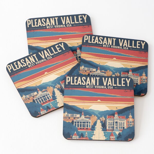 Item preview, Pleasant Valley West Virginia 1950s USA Vintage Travel Tourism designed and sold by TravelersGems.
