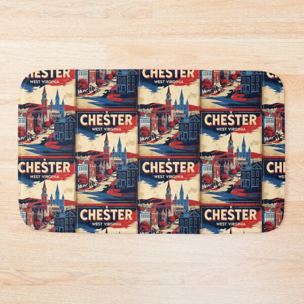 Item preview, Chester West Virginia 1950s USA Vintage Travel Tourism designed and sold by TravelersGems.