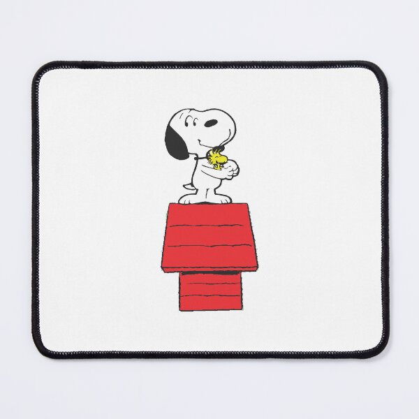 Item preview, Snoopy and Woodstock Standing on Red Doghouse designed and sold by ringgokliya.