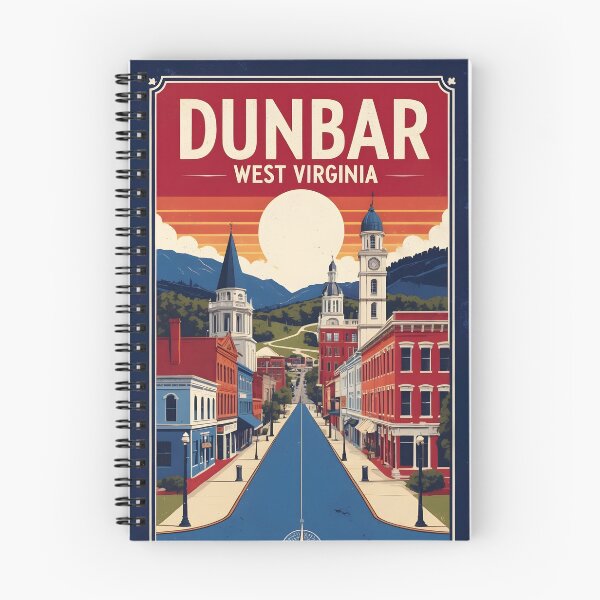 Item preview, Dunbar West Virginia 1950s USA Vintage Travel Tourism designed and sold by TravelersGems.