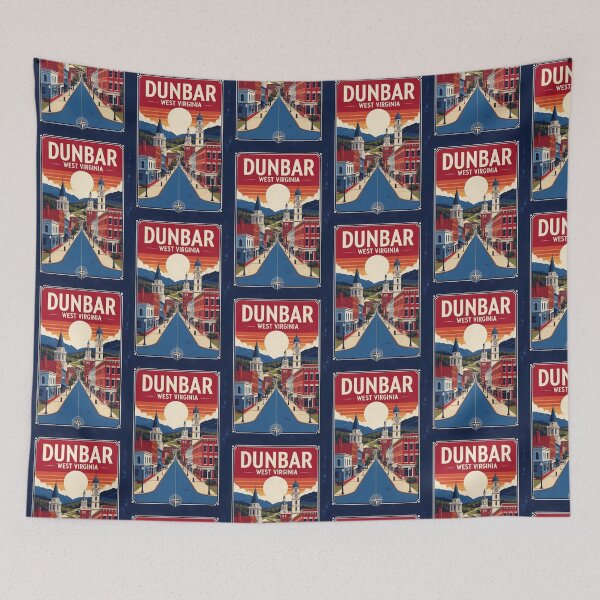 Item preview, Dunbar West Virginia 1950s USA Vintage Travel Tourism designed and sold by TravelersGems.