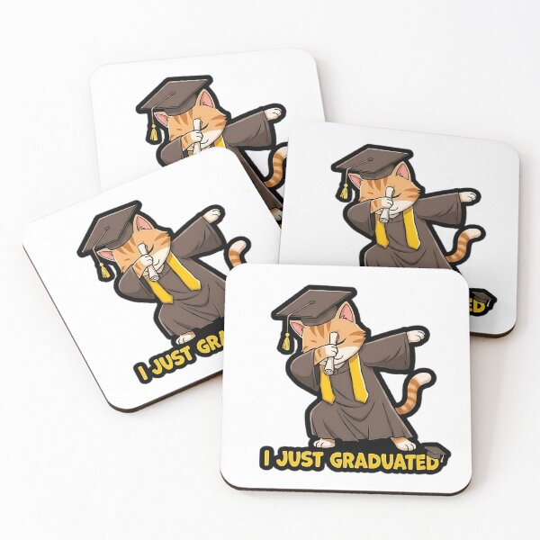 Item preview, I just Graduated cat  designed and sold by RiCuteCats.