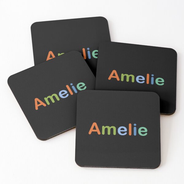 Item preview, Amelie Personalized Name Sticker Cute Colorful Kids Label designed and sold by RafenStein.
