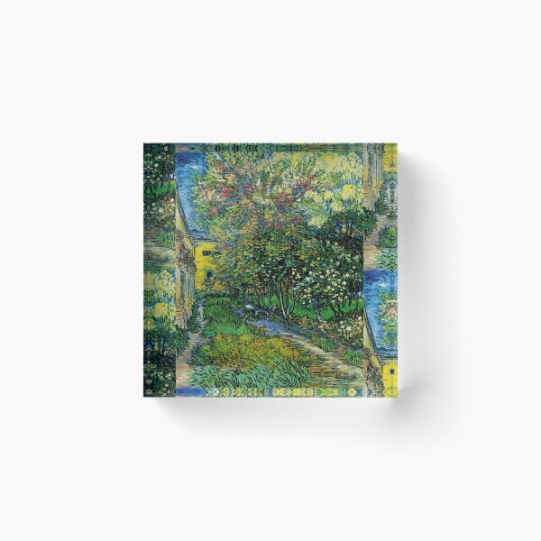 Item preview, The Garden of the Asylum at Saint Rémy by Vincent van Gogh: Garden Poster designed and sold by artofuniverse.