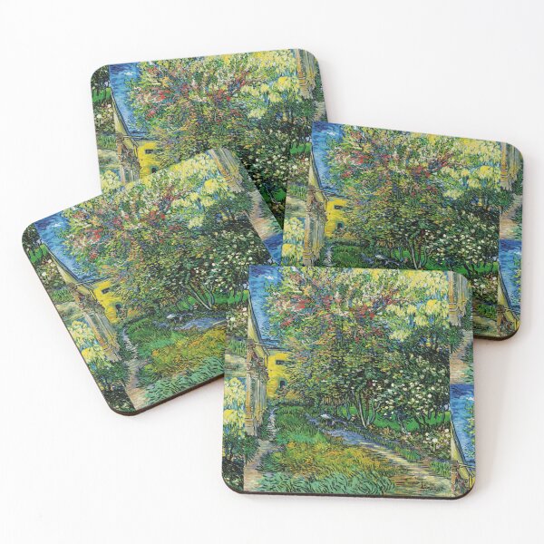 Item preview, The Garden of the Asylum at Saint Rémy by Vincent van Gogh: Garden Poster designed and sold by artofuniverse.