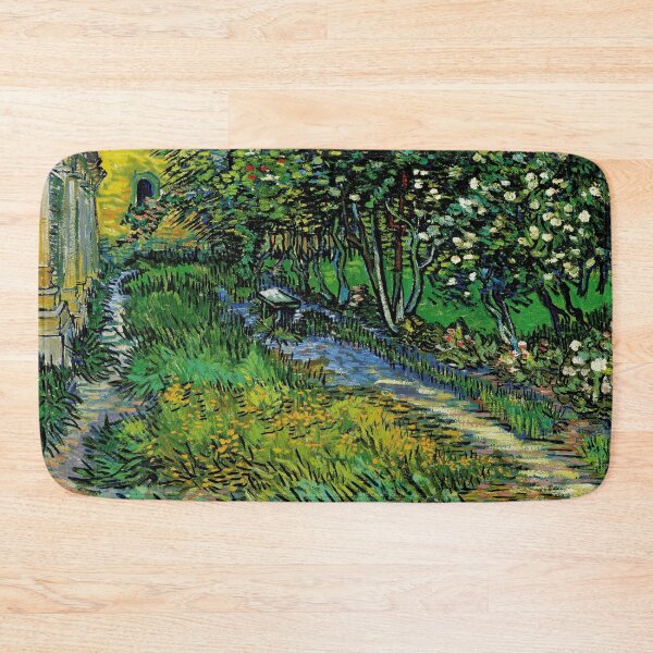 Item preview, The Garden of the Asylum at Saint Rémy by Vincent van Gogh: Garden Poster designed and sold by artofuniverse.