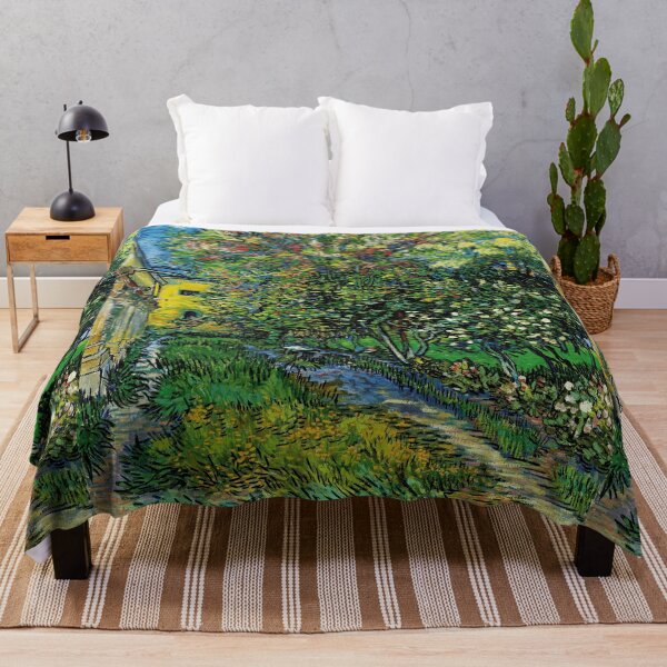 Item preview, The Garden of the Asylum at Saint Rémy by Vincent van Gogh: Garden Poster designed and sold by artofuniverse.