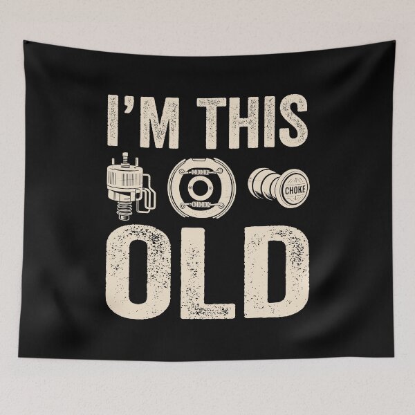Item preview, I'm This Old Classic Car Parts Mechanic Auto designed and sold by KarimSoCute.