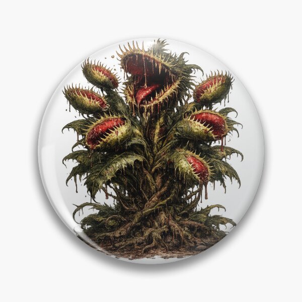 Item preview, Horror Carnivorous Plant Dark Fantasy Game Style Illustration designed and sold by ExoticWave.