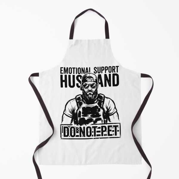 Item preview, Emotional Support Husband Do Not Pet design, Funny Husband Humor Gift, Sarcastic Marriage Graphic Tee designed and sold by AsturShop.