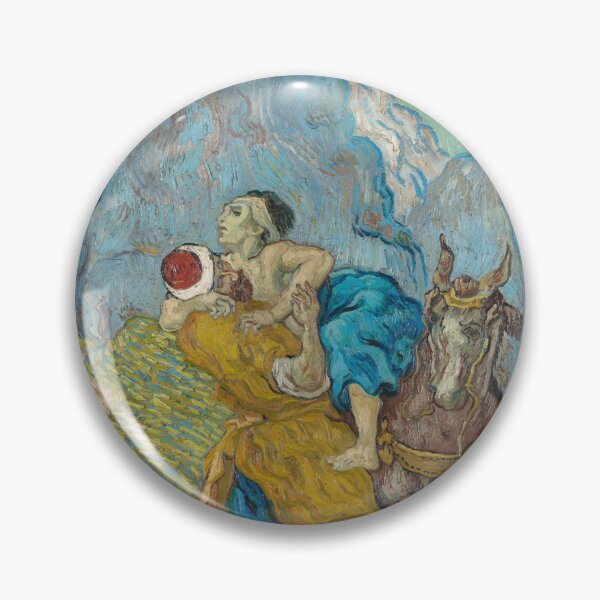 Item preview, The Good Samaritan After Delacroix by Vincent van Gogh: Post Impressionist Poster designed and sold by artofuniverse.