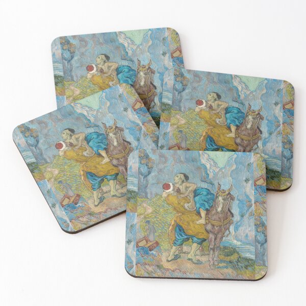 Item preview, The Good Samaritan After Delacroix by Vincent van Gogh: Post Impressionist Poster designed and sold by artofuniverse.