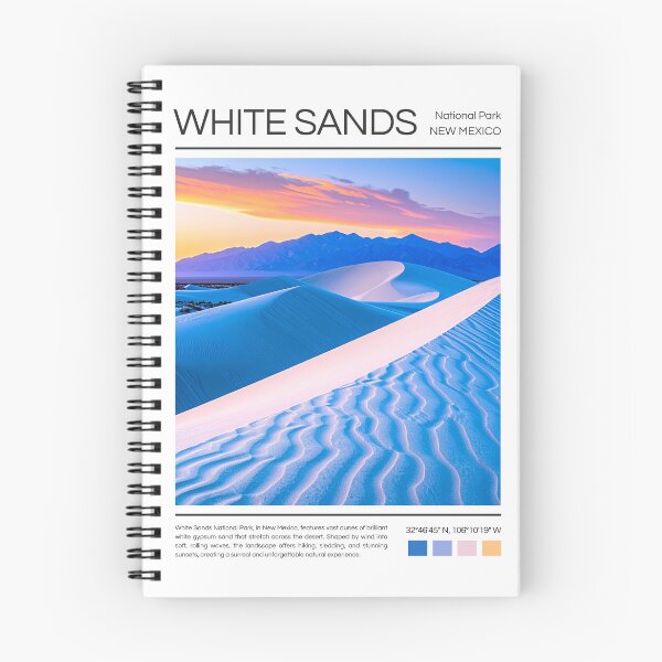 Item preview, White Sands National Park - New Mexico designed and sold by StudioRedKoala.