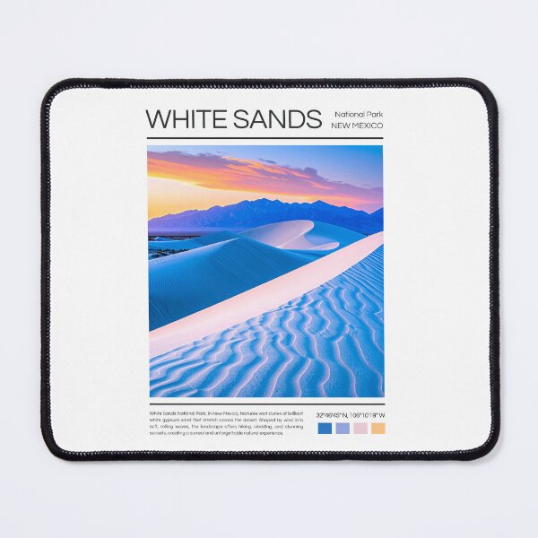 Item preview, White Sands National Park - New Mexico designed and sold by StudioRedKoala.