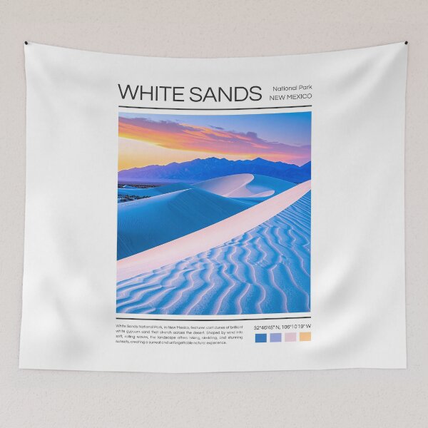 Item preview, White Sands National Park - New Mexico designed and sold by StudioRedKoala.