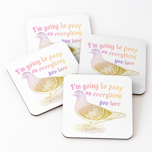 Item preview, Pigeon im going to poop on everything you love Birb art designed and sold by mooncakekaro.